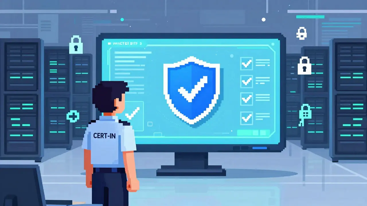 Pixel art of a cybersecurity audit for crypto platforms